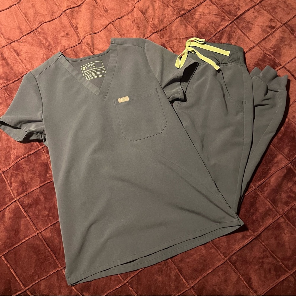 Figs Space Navy XXS Set